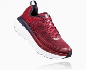 Hoka Bondi 6 Red / Obsidian | 06915WPXA