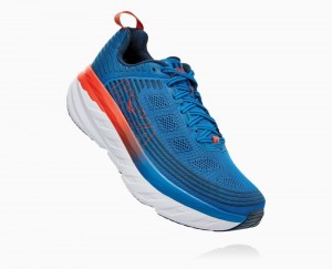 Hoka Bondi 6 Royal Blue / Blue | 48017OZLQ