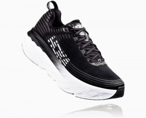 Hoka Bondi 6 Wide Black / White | 56807WCJV