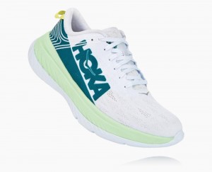 Hoka Carbon X Green Grey / White | 24853XJQF