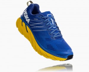 Hoka Clifton 6 Blue / Lemon | 36549NDGF