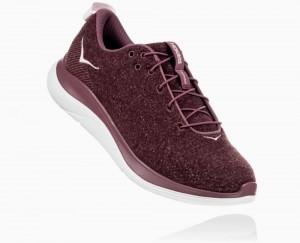 Hoka Hupana Flow Wool Wide Rose Brown / Brown | 54096KYTQ