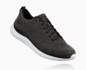 Hoka Hupana Wool Grey / White | 14987ZNIS