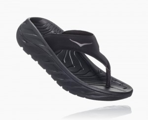 Hoka ORA Flip Black / Dark Grey | 47269ALGO