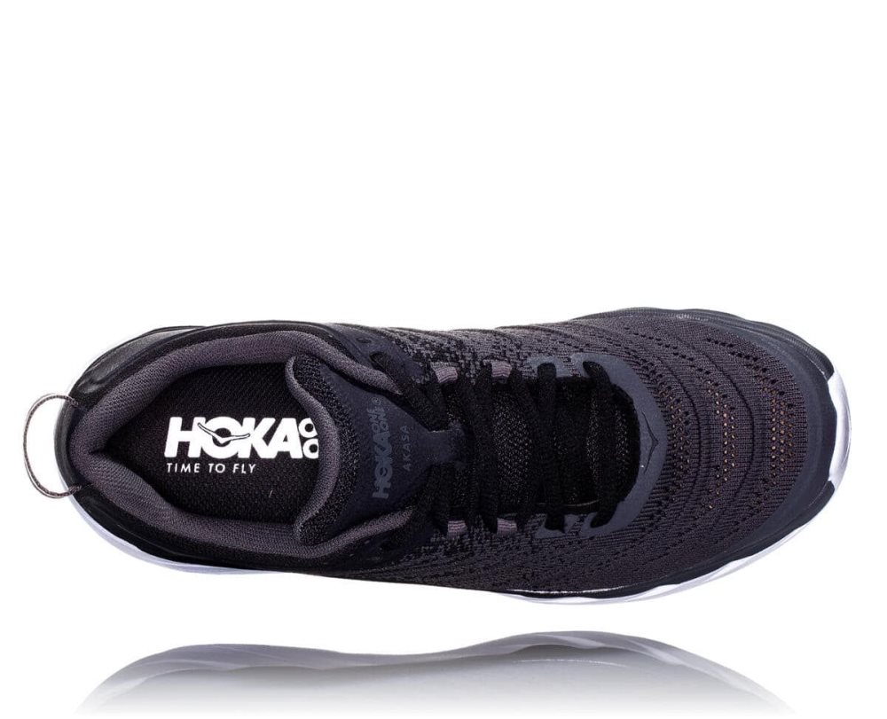 Hoka Akasa Black / Dark Grey | 30168GUMA