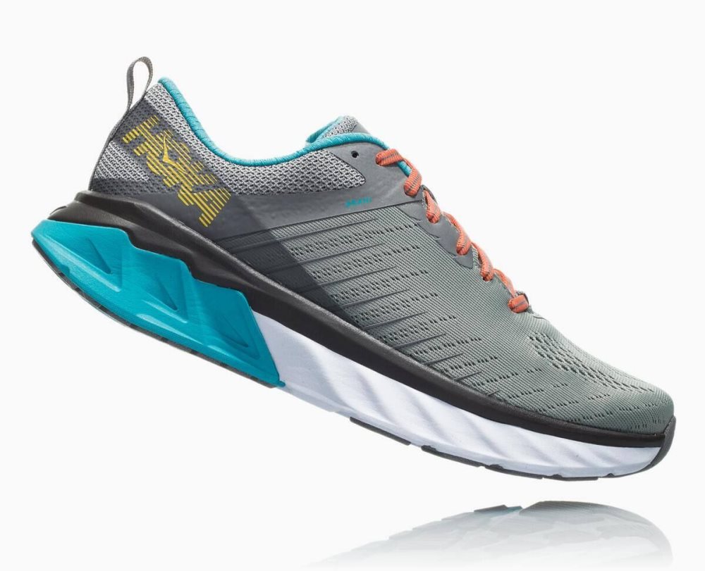 Hoka Arahi 3 Grey / Blue | 16423KFTL