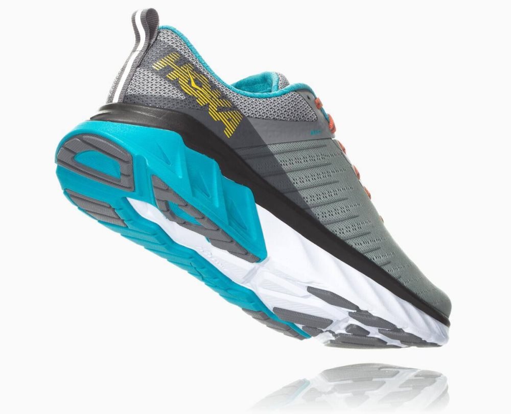 Hoka Arahi 3 Grey / Blue | 16423KFTL