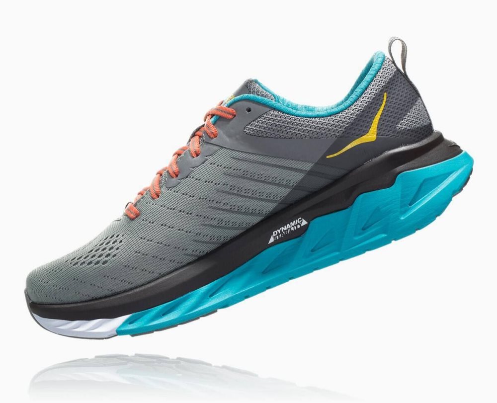 Hoka Arahi 3 Grey / Blue | 16423KFTL