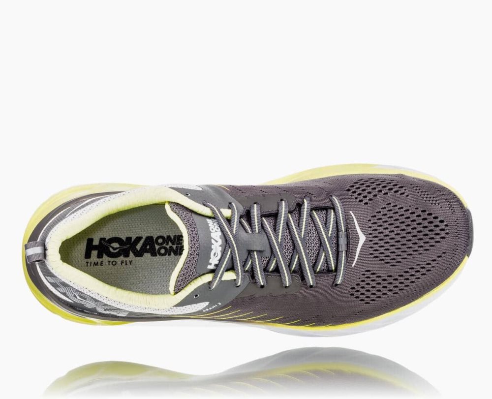 Hoka Arahi 3 Grey / Light Green | 29761WXUG