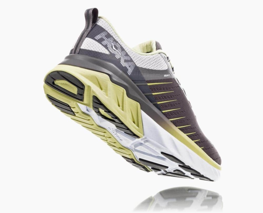 Hoka Arahi 3 Grey / Light Green | 46309MPDS