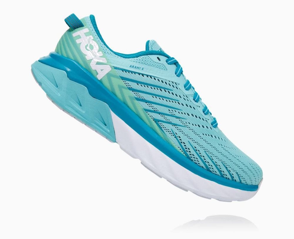 Hoka Arahi 4 Brown / Blue | 10435QBOK