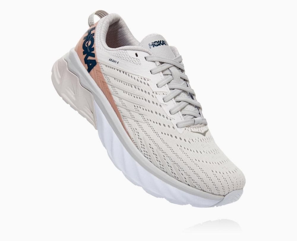 Hoka Arahi 4 Nimbus Cloud/Lunar Rock | 15380EQST