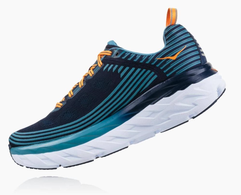 Hoka Bondi 6 Black / Blue | 53026DHKY