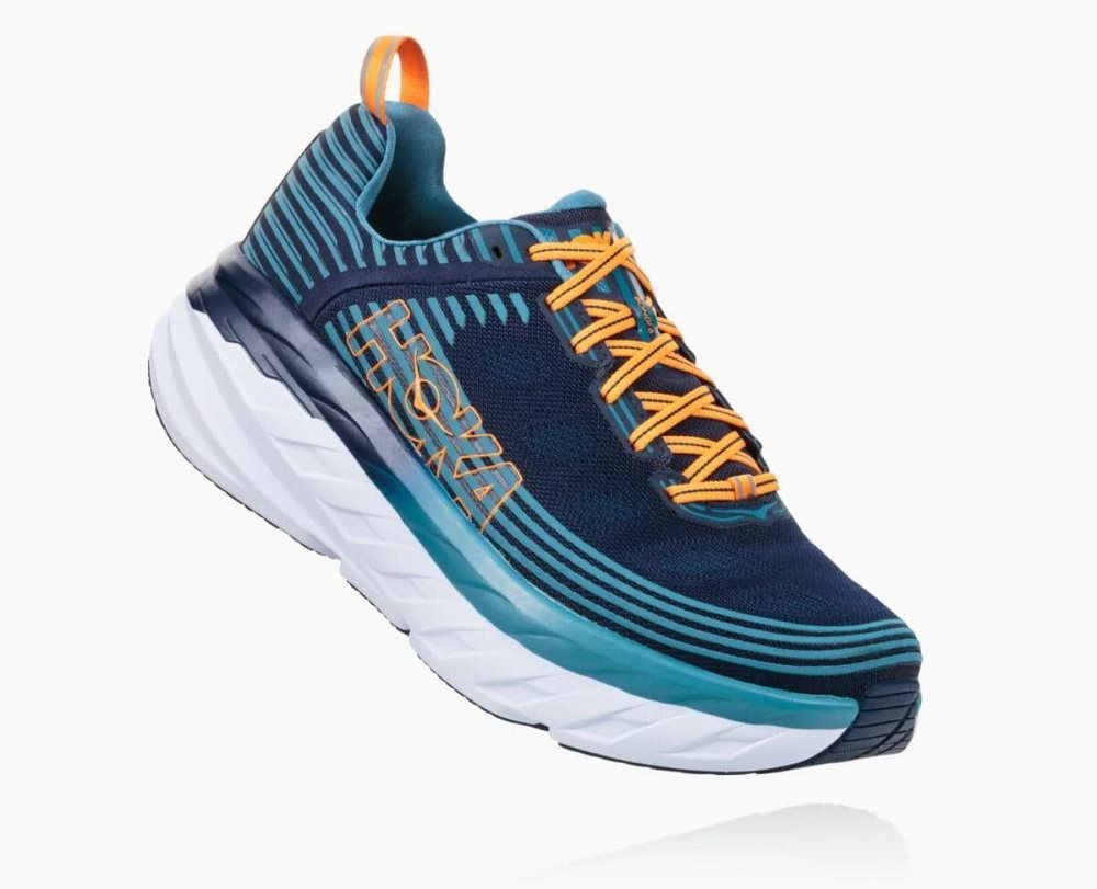 Hoka Bondi 6 Black / Blue | 53026DHKY