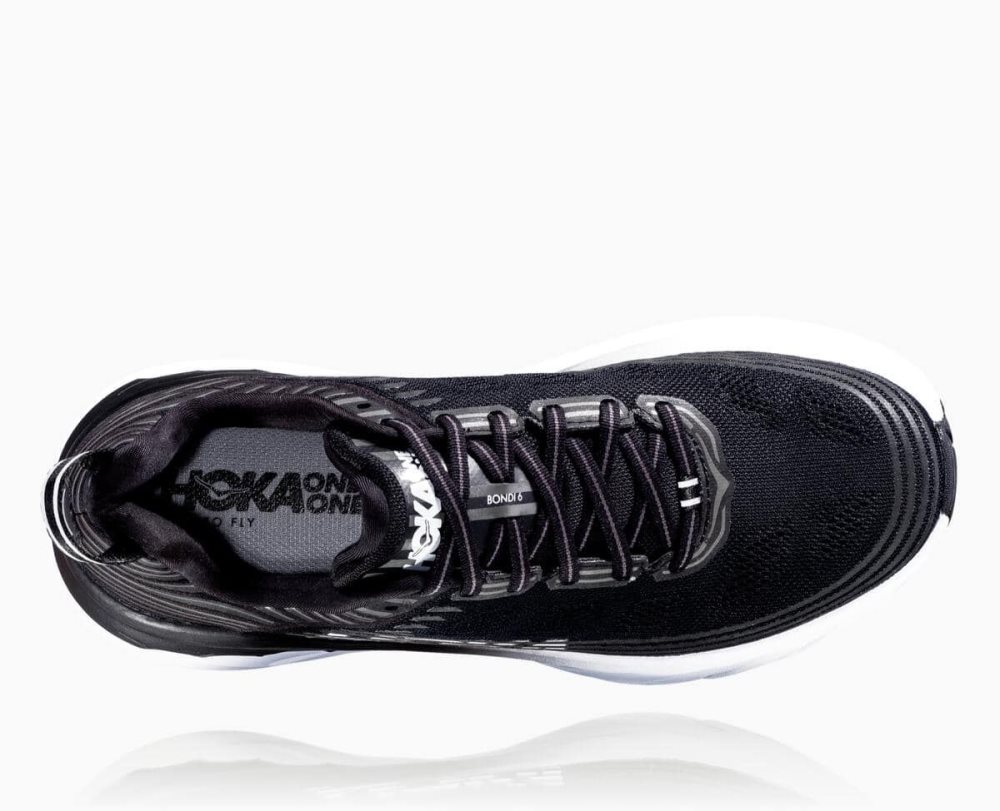 Hoka Bondi 6 Black / White | 68123SNCY