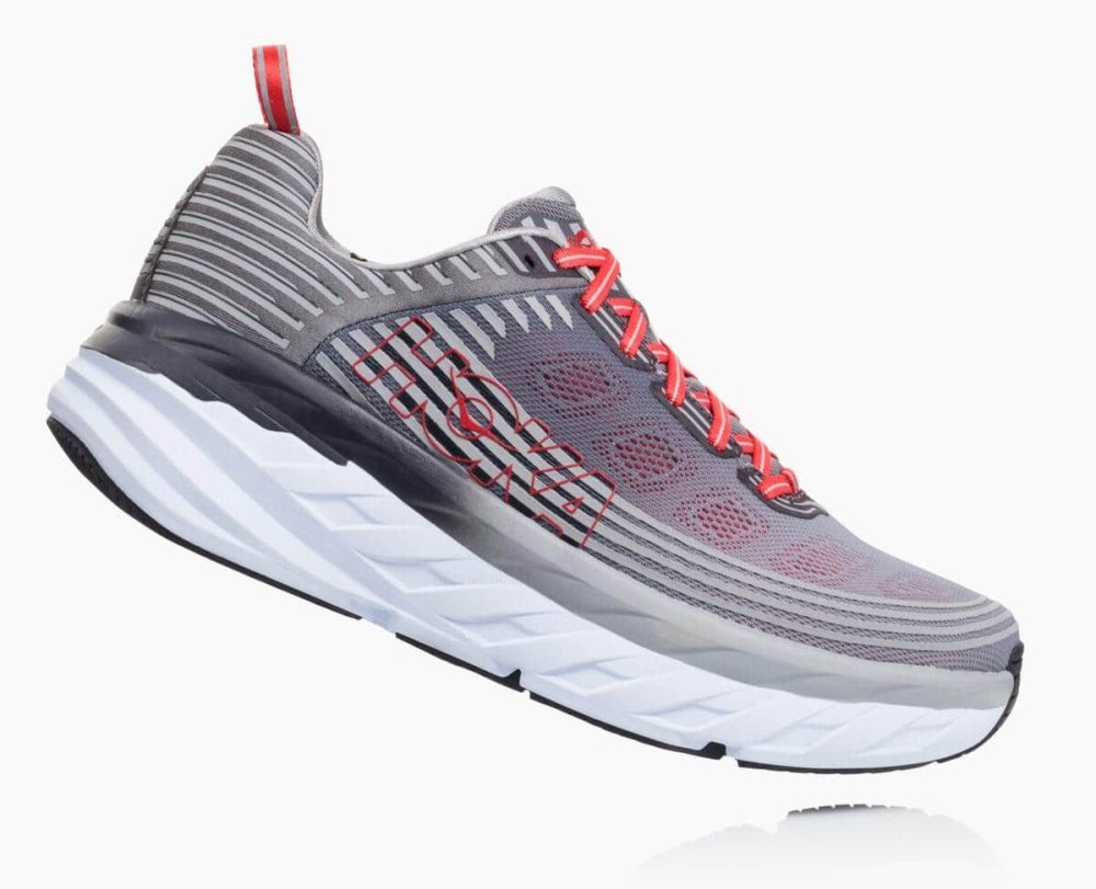 Hoka Bondi 6 Grey | 95634OLZE