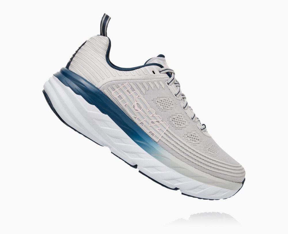 Hoka Bondi 6 Lunar Rock/Nimbus Cloud | 84591ZWJS