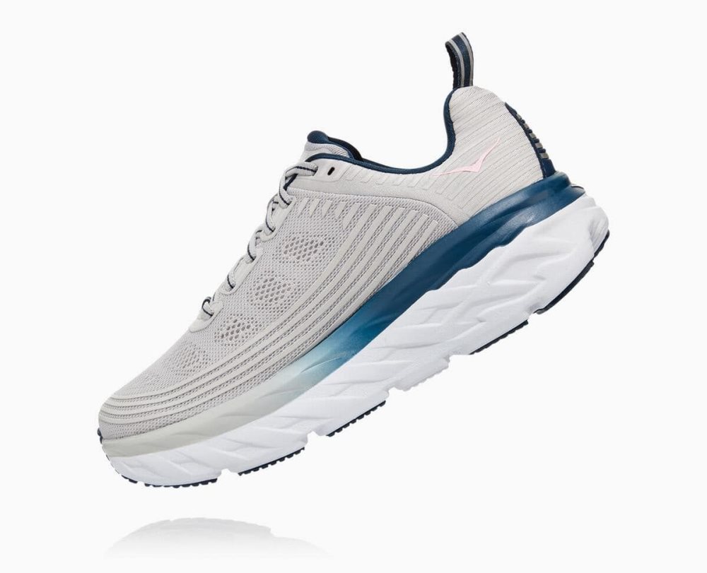 Hoka Bondi 6 Lunar Rock/Nimbus Cloud | 84591ZWJS