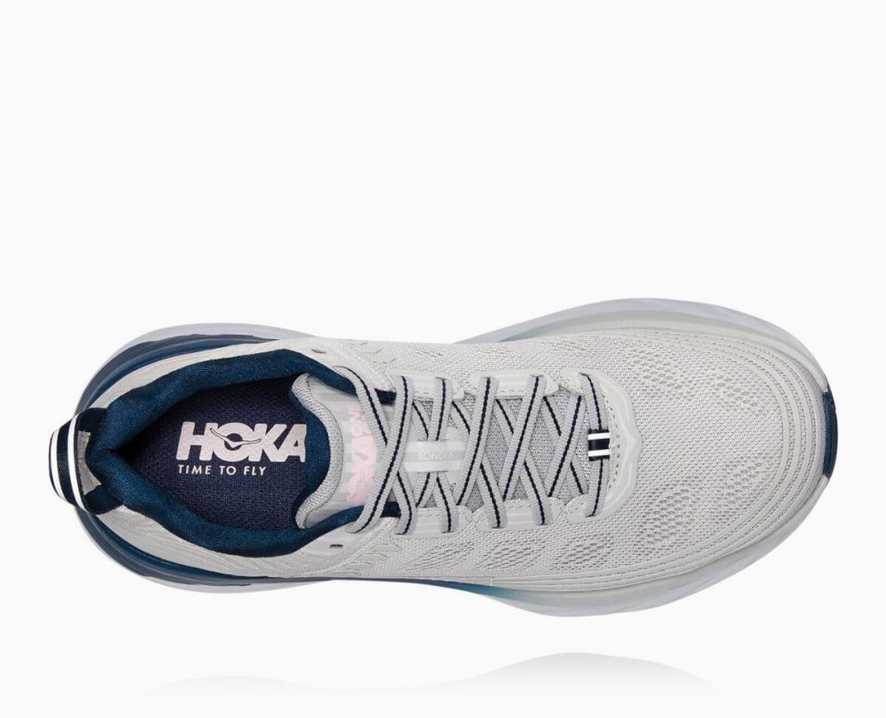 Hoka Bondi 6 Lunar Rock/Nimbus Cloud | 84591ZWJS