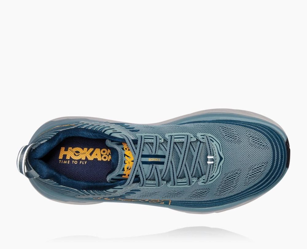 Hoka Bondi 6 Wide Blue | 04197UHKX