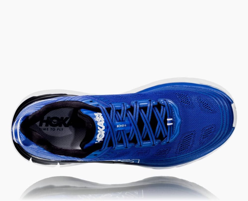 Hoka Bondi 6 Wide Blue / Dark Grey | 04865WUXJ