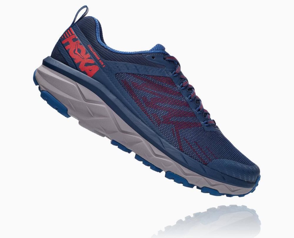 Hoka Challenger ATR 5 Dark Blue / Red | 20685XYSE