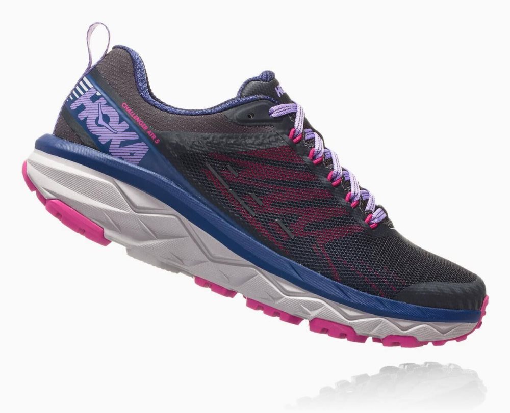 Hoka Challenger ATR 5 Ebony/Very Berry | 93126CWDO