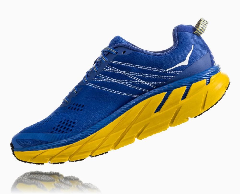 Hoka Clifton 6 Blue / Lemon | 36549NDGF