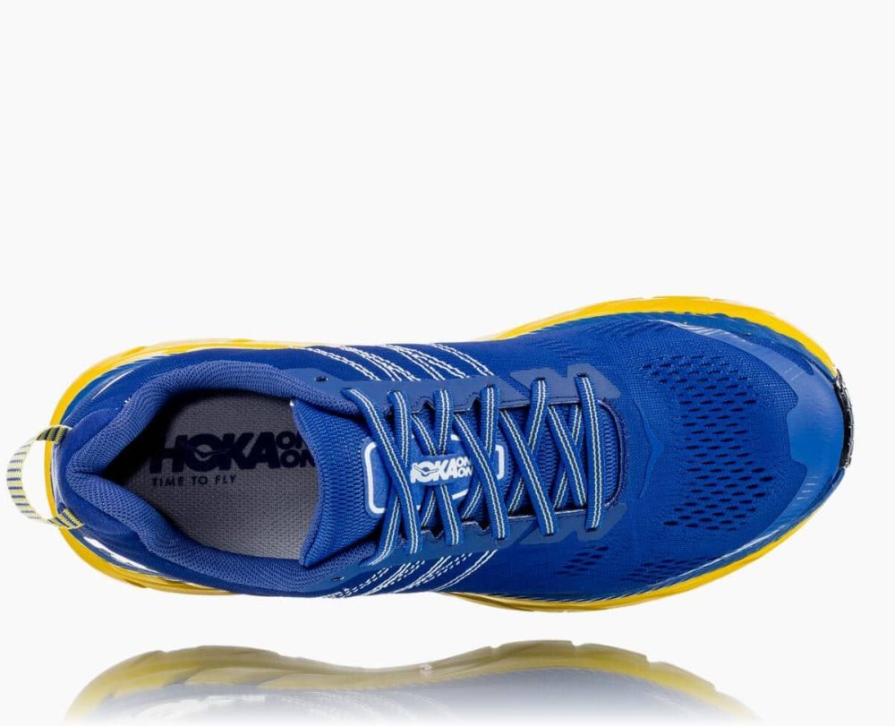 Hoka Clifton 6 Blue / Lemon | 36549NDGF