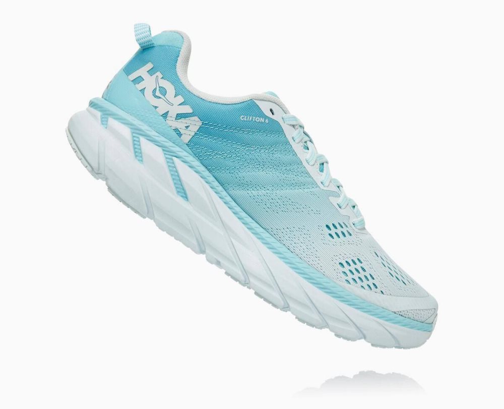 Hoka Clifton 6 Brown / Blue | 89471SVPU