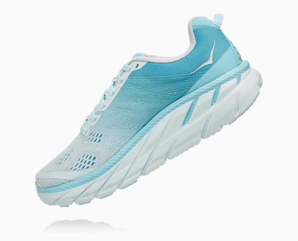 Hoka Clifton 6 Brown / Blue | 89471SVPU