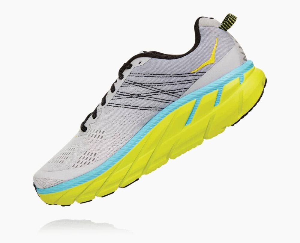 Hoka Clifton 6 Lunar Rock/Nimbus Cloud | 23591CFZQ