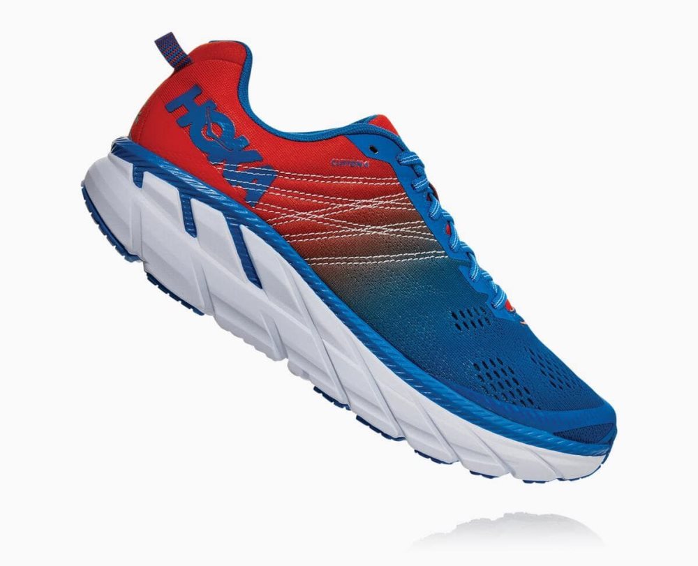 Hoka Clifton 6 Red / Royal Blue | 42583GOAN