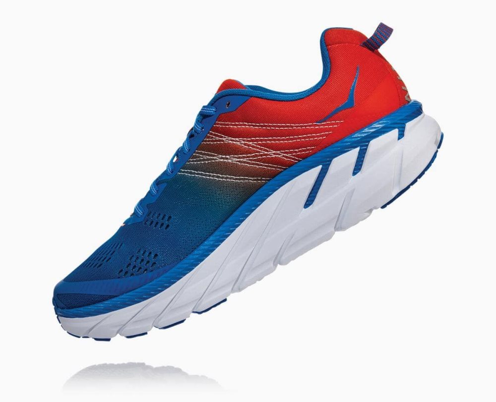 Hoka Clifton 6 Red / Royal Blue | 42583GOAN