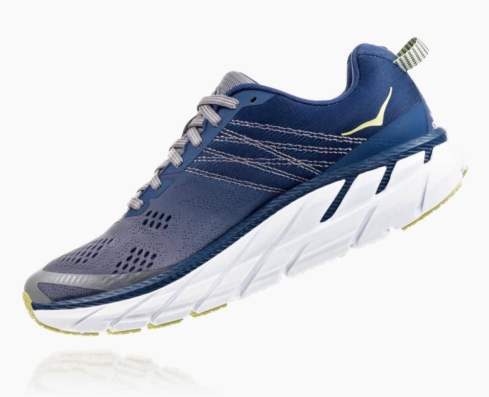 Hoka Clifton 6 Wide Blue | 81093JFWL