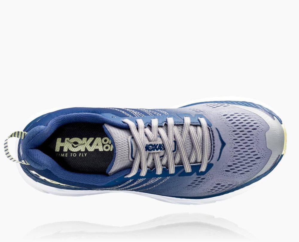 Hoka Clifton 6 Wide Blue | 81093JFWL