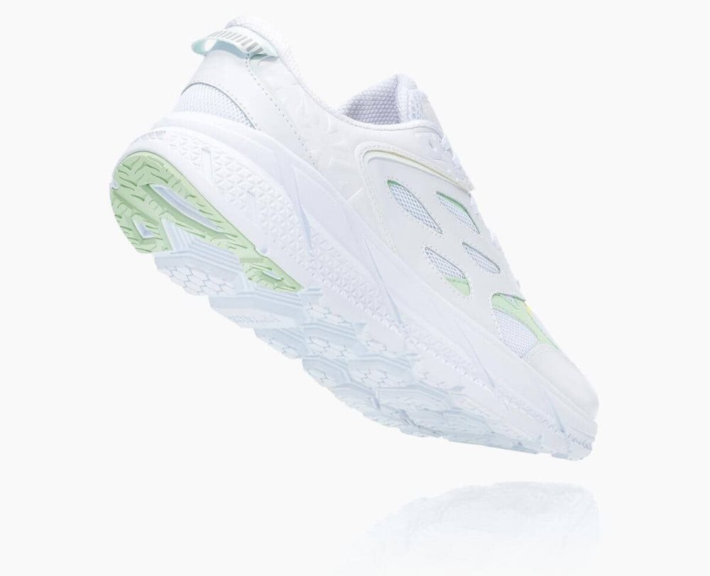 Hoka Clifton L White / Green Grey | 40613OSAH