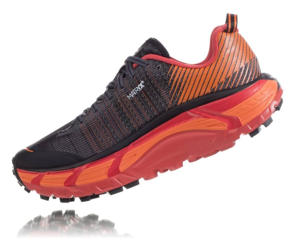 Hoka EVO Mafate 2 Black / Red | 96374SCZO