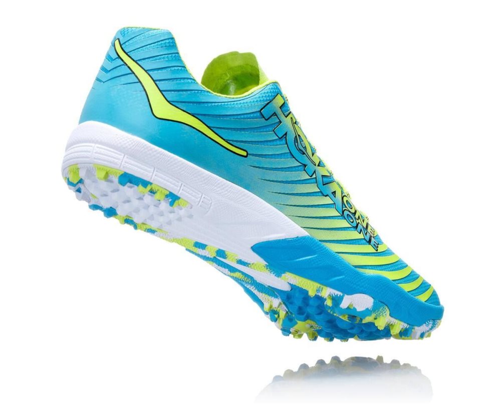 Hoka EVO XC Spikeless Blue / Orange | 25984VOJQ