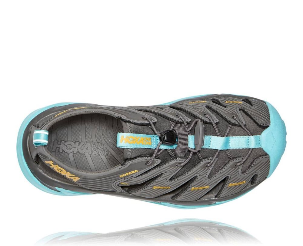 Hoka Hopara Dark Grey / Brown | 54609AXRV