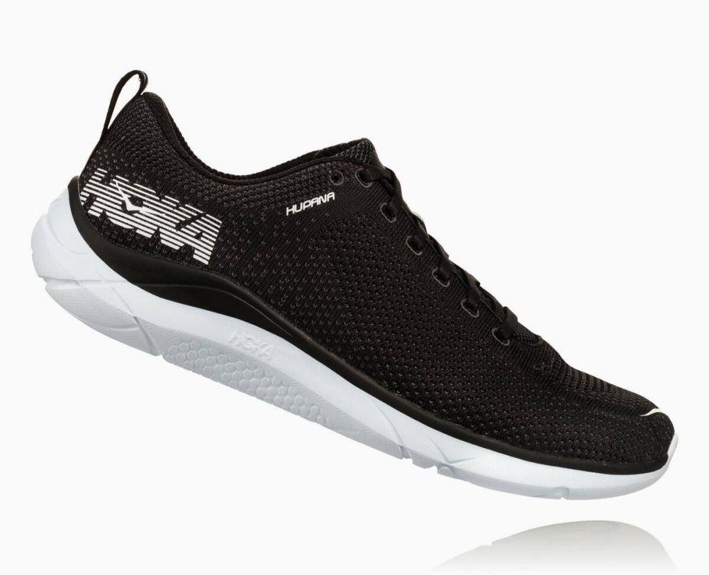 Hoka Hupana 2 Black / White | 23518PURJ