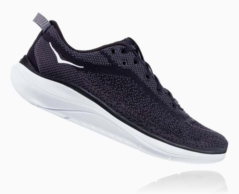 Hoka Hupana Flow Black / Dark Grey | 96815XHDQ