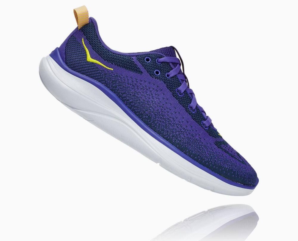 Hoka Hupana Flow Wide Blue | 18529CHYR