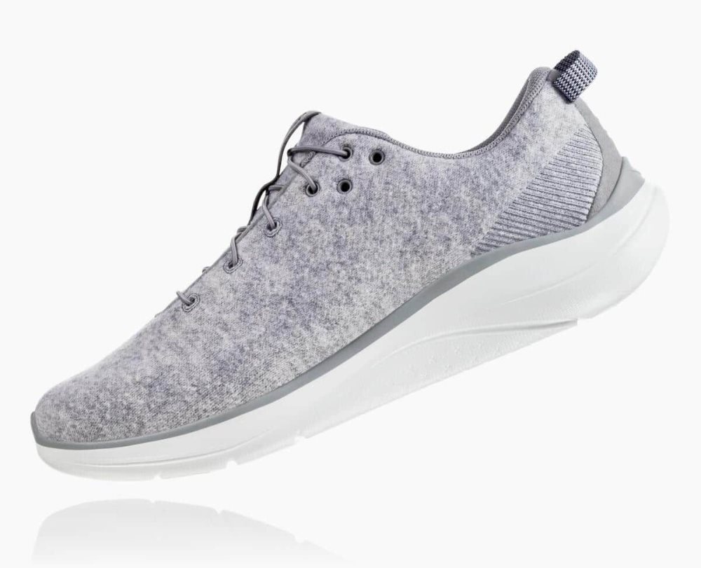 Hoka Hupana Flow Wool Deep Grey | 31695ENFX