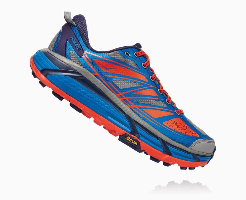 Hoka Mafate Speed 2 Royal Blue / Red | 24853LGRD