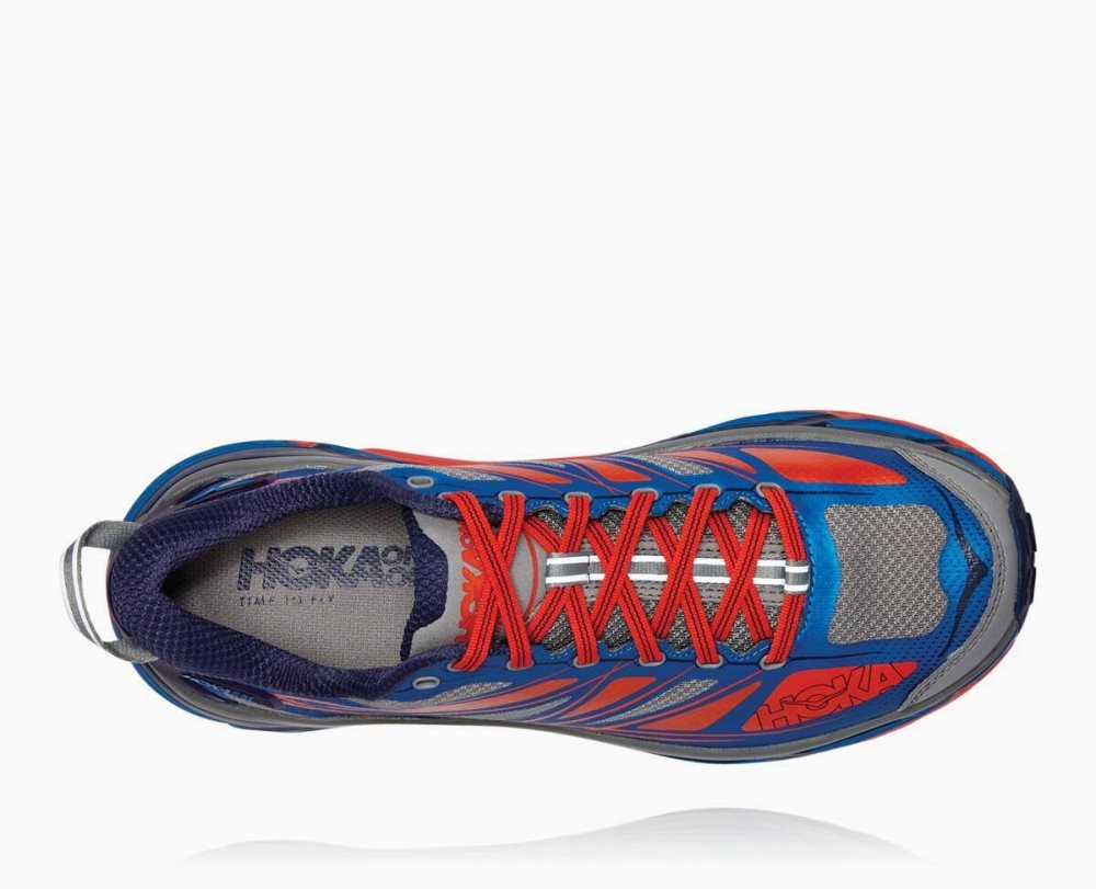 Hoka Mafate Speed 2 Royal Blue / Red | 24853LGRD