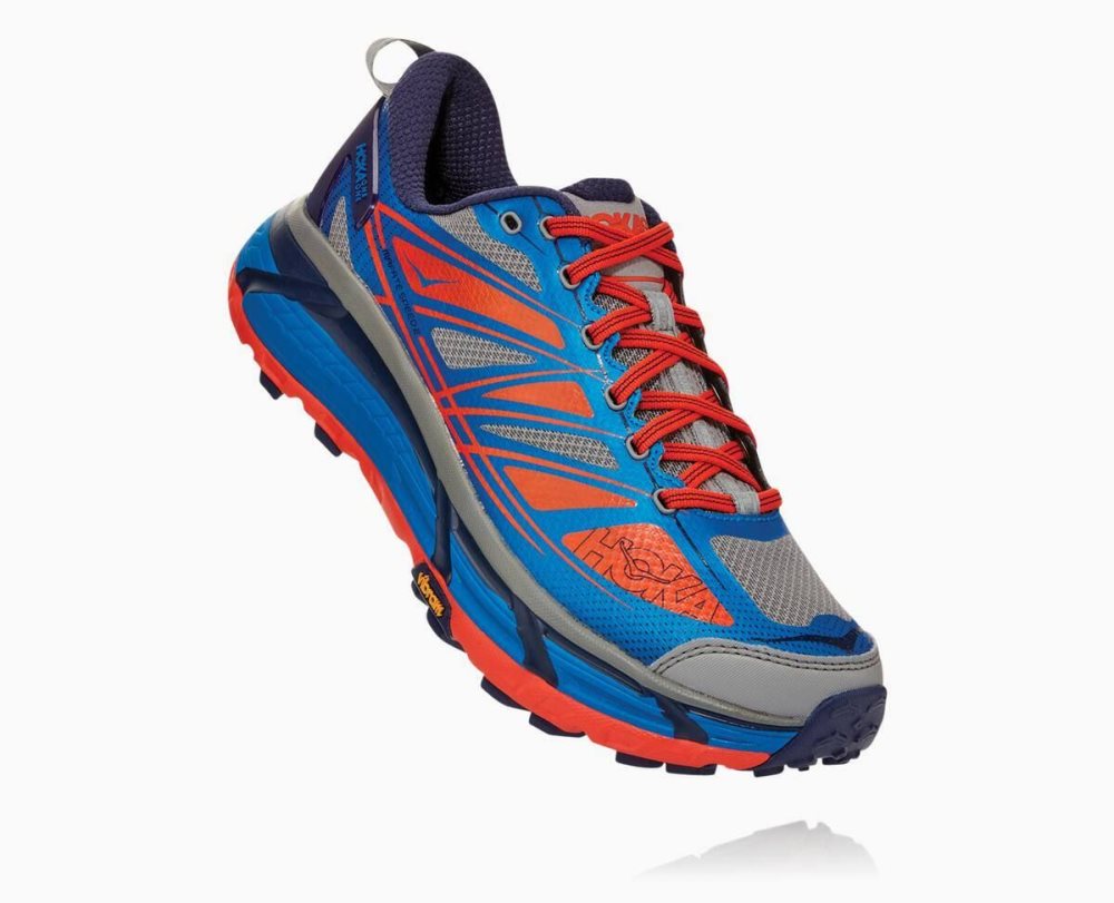 Hoka Mafate Speed 2 Royal Blue / Red | 24853LGRD