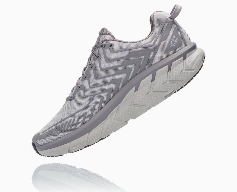 Hoka OV Clifton Silver | 31482BVXD