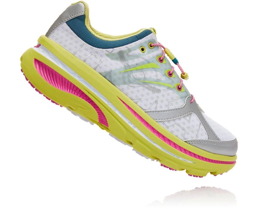 Hoka Outdoor Voices Bondi B Light Green / Pink | 85702TIDG