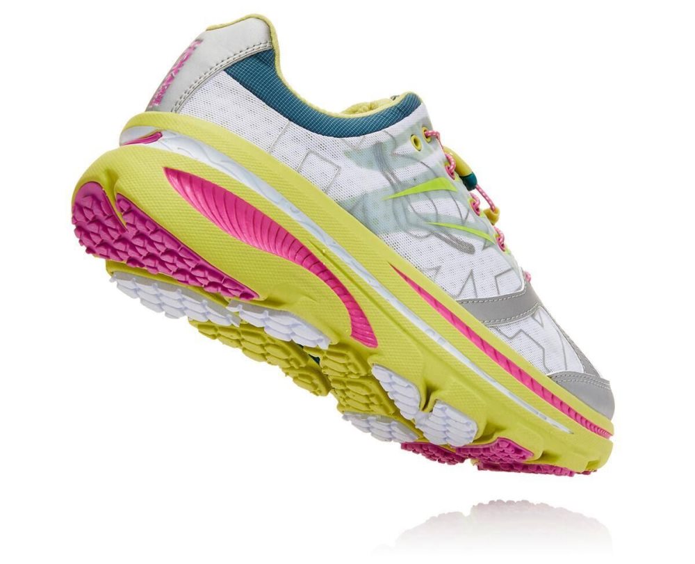 Hoka Outdoor Voices Bondi B Light Green / Pink | 85702TIDG